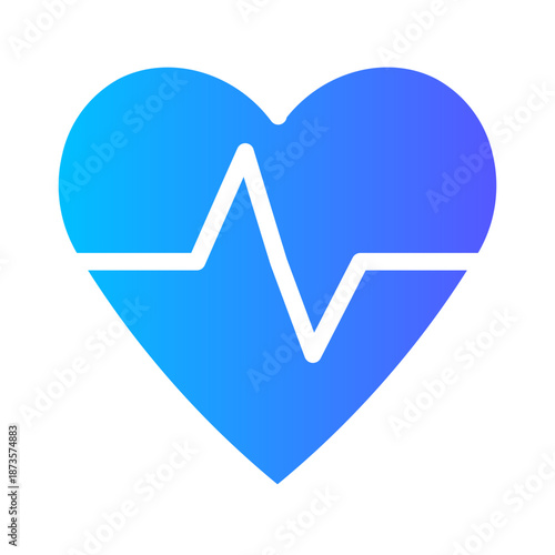 cardiogram gradient icon
