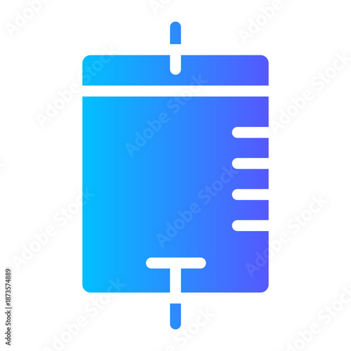 iv bag gradient icon