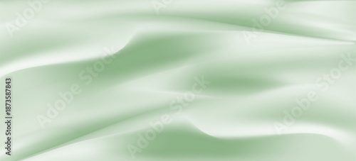 A smooth green abstract gradient background featuring soft, flowing curves and blended tones, creating a calming and modern visual ideal for digital design or presentation backdrops.