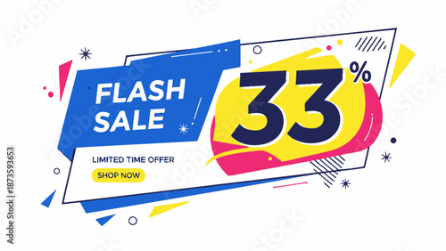 Flash sale 33 percent off limited time offer