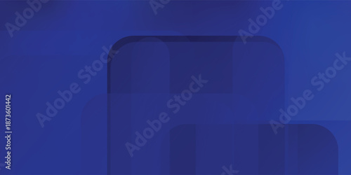 Abstract blue background with glowing geometric lines. Modern blue gradient square shape design. Futuristic technology concept. vector Eps 10