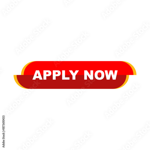 apply now icon vector design template on transparent background