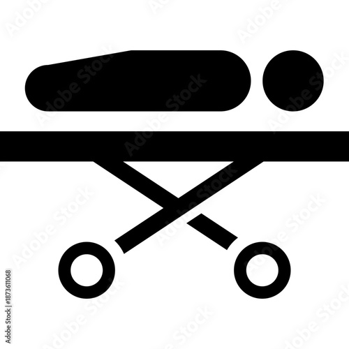 Patient on Stretcher Icon