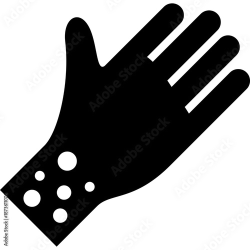 Skin Rash on Hand Icon