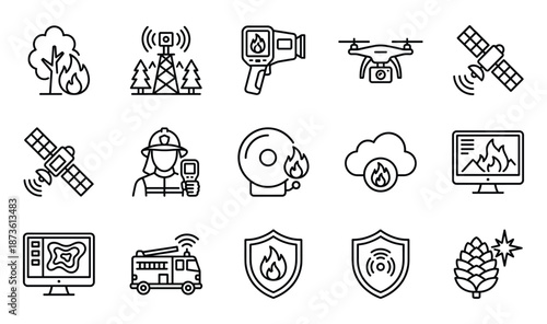 Swing gate security vector illustration for access control on industrial and private property entrance