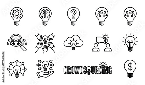 Warehouse at night vector line design concept for cargo and delivery service industry