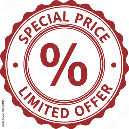 Limited Time Special Sale Offer Discount Badge