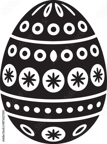 Easter Egg Black Silhouette,Easter Egg Silhouette Vector