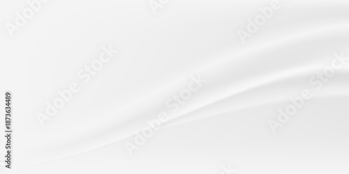 abstract background vector white and gray tone, wave overlapping with shadow modern concept, space for text or message web and book design