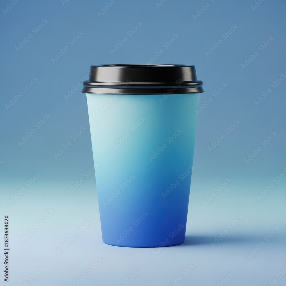 Obraz premium Gradient coffee cup