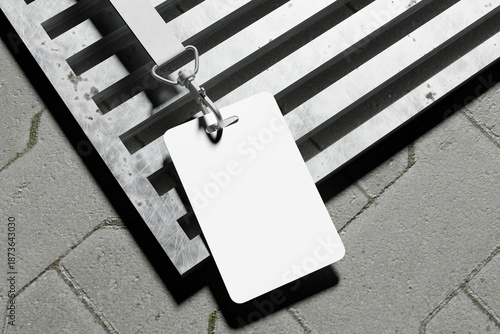 Professional Industrial Corporate ID Card Mockup for showcasing your design to clients