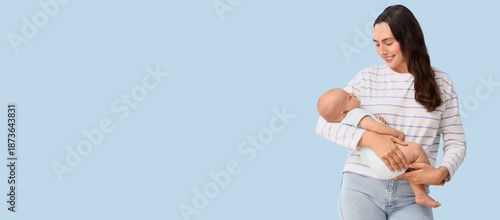 Happy mother with her littl...
