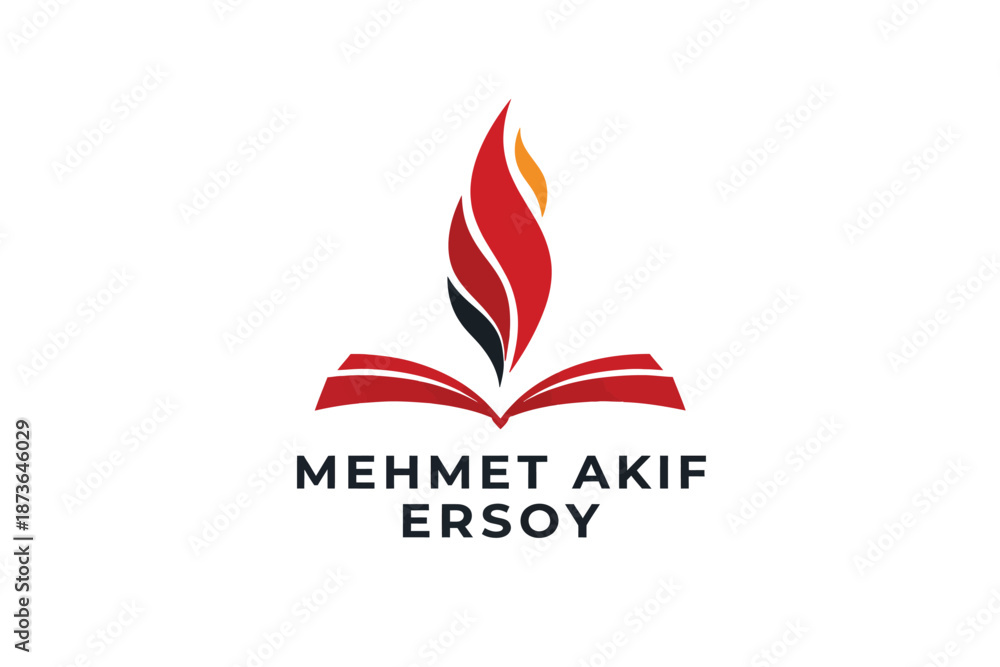 Fototapeta premium Mehmet Akif Ersoy Integrity, Voice National Conscience Symbol
