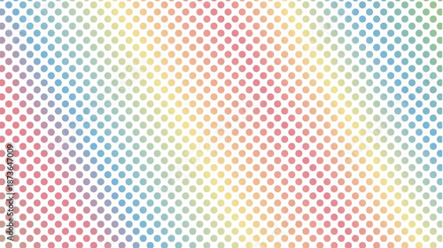 カラフル　グラデーション　円　模様　背景