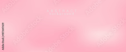 An abstract soft light gradient background in pastel pink and white. For a wallpaper concept design, a pastel pink gradient background can be used for any background.