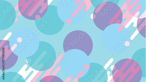 幾何学　抽象的　カラフル　模様　背景