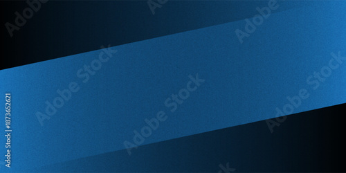 Black dark navy blue silver abstract pattern background. Geometric shape. Line triangle angle fold polygon diamond 3D. Color gradient ombre. Rough grain noise. Light shadow.