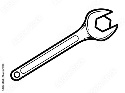 Stainless steel adjustable wrench tool