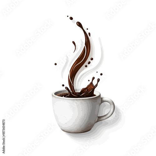 Hot Coffee Splash