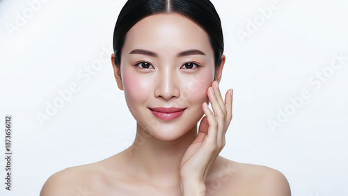 Asian skin care concept.