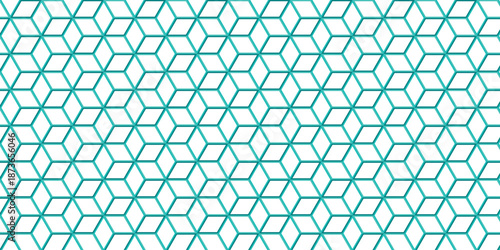 simple 3d outline cube pattern vector for banner poster background.