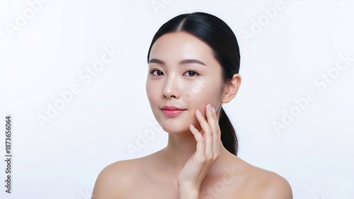 Asian skin care concept.
