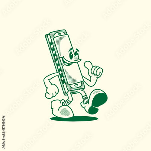Photography violin music instrument groovy retro character