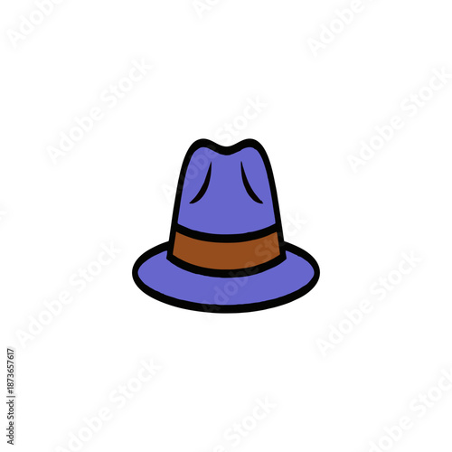 cowboy hat isolated on white