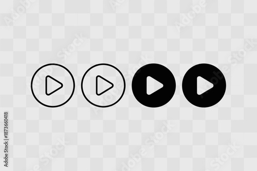 Collection of speech bubble icons for web and mobile applications. Featuring solid and outline versions of talk balloons for forum, chat, and support concepts