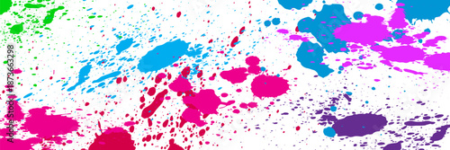 Colorful Artistic Watercolor Splash Design