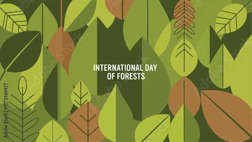 Celebrating the International Day of Forests with vibrant foliage and greenery