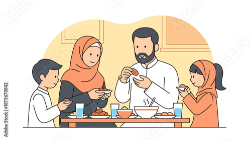 Diverse Family Enjoying Meal Together Indoors Celebratory Gathering Around Table Sharing Food Healthy Eating And Positive Lifestyle