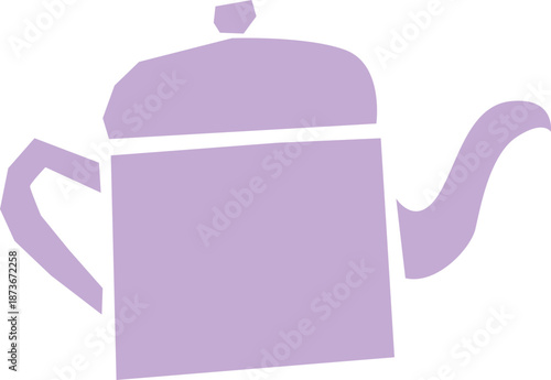 teapot isolated on white background