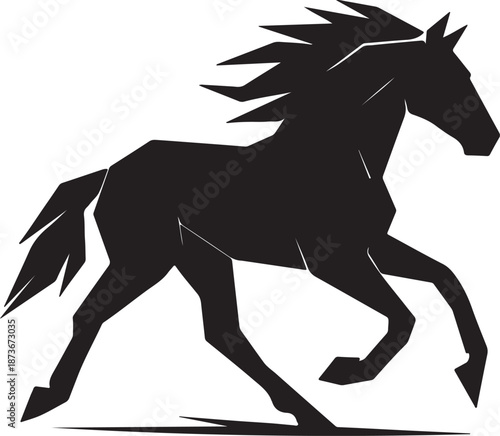 horse vector silhouette