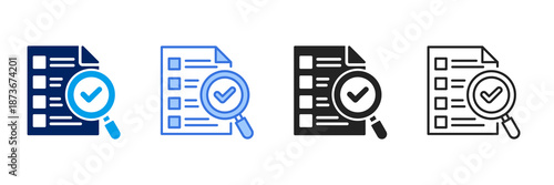 Efficiency Icon Set Different Style Collection. 