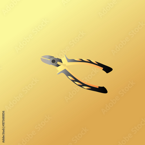 hand illustration pliers