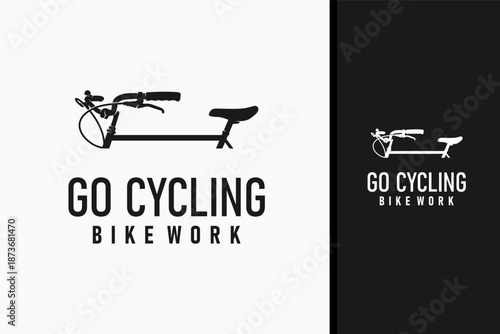 Bicycle logo symbol icon design