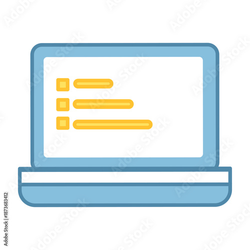 Laptop computer displaying a software development environment with colorful syntax highlighting for web programming