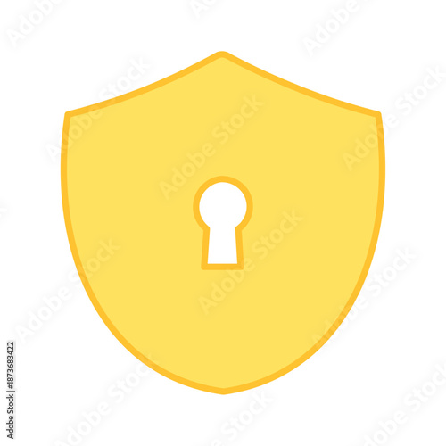 Blue glossy shield icon representing antivirus protection firewall safety and cyber security defense against threats