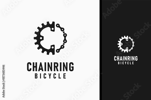 Chainring logo symbol icon design