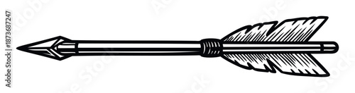 A bold graphic arrow pointing right, representing direction, progress, and aspiration, suitable for various marketing materials, sporting event promotions, or educational resources.