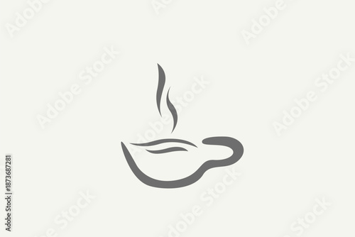 coffee drink glasses simple logo 