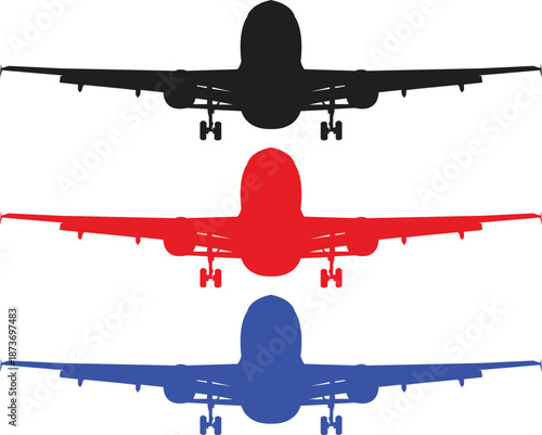 vector illustration of airplane