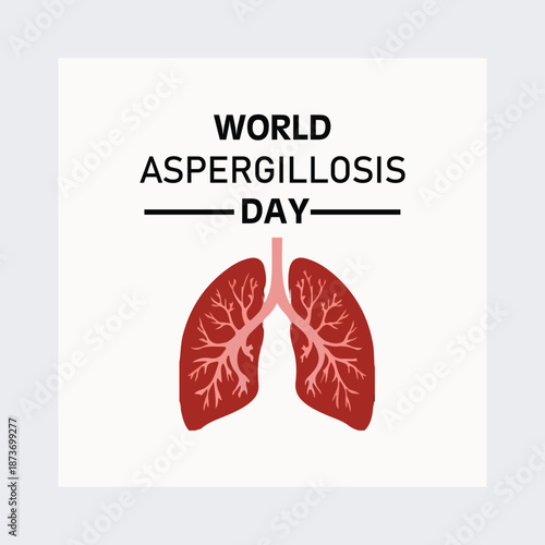 Global awareness poster highlighting aspergillosis prevention symptoms diagnosis treatment hope support research
