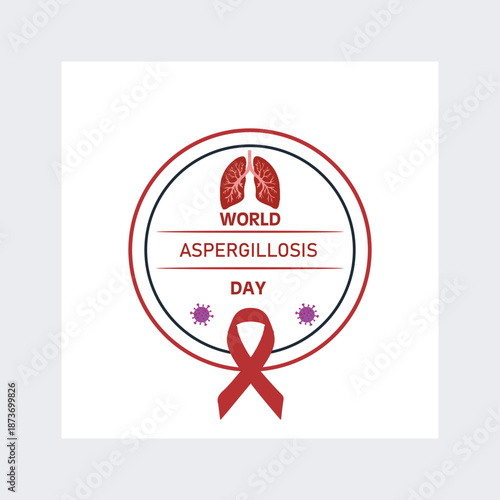 Global awareness poster highlighting aspergillosis prevention symptoms diagnosis treatment hope support research
