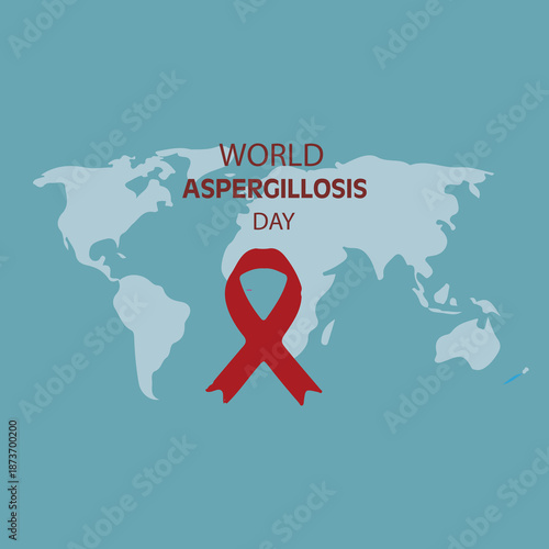 Global awareness poster highlighting aspergillosis prevention symptoms diagnosis treatment hope support research
