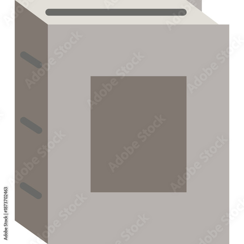 Abstract representation of a ballot box