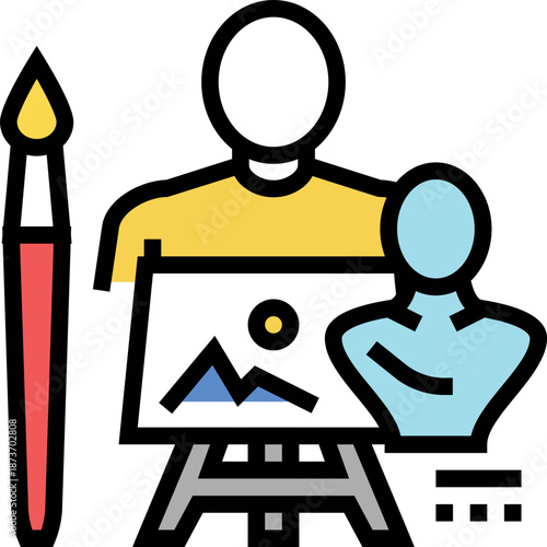 Artist and Sculpture Icon
