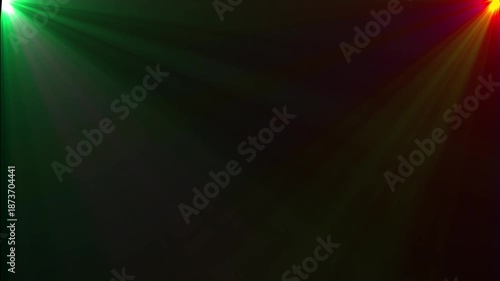 glowing sun rays light effects background with shining star and flashing light motion graphics