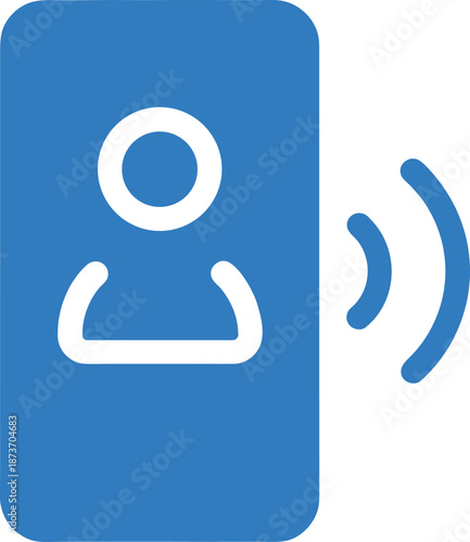 voice search line art vector illustration on transparent background